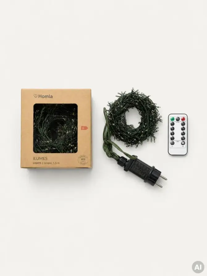 Lampki ILUMES gęsto skręcone 603 LED, 150 cm