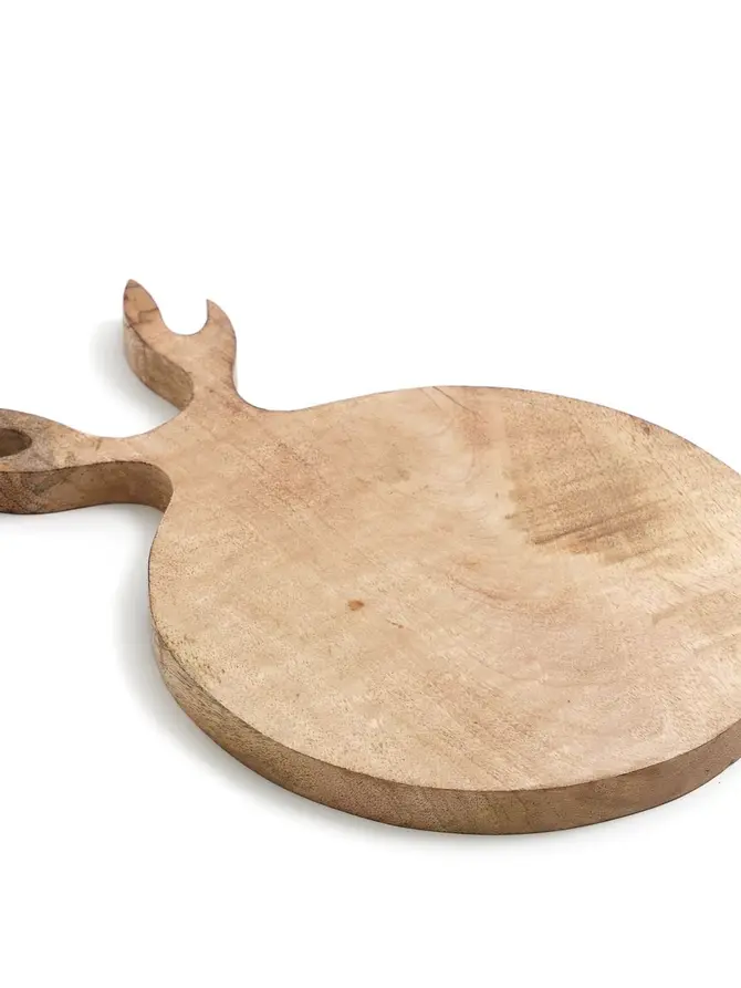 Deska RENNA okrągła z rogami 39,5x27,5cm
