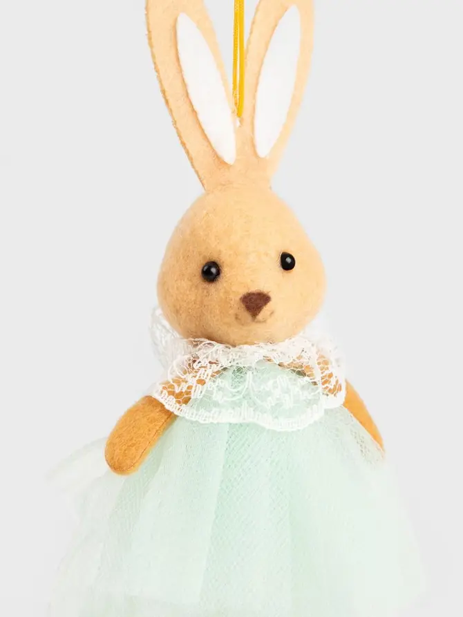 Zawieszka BALLERINA wielkanocna królik niebieski 17 cm