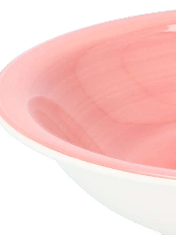 Talerz OBLAN głęboki brudny róż 21 cm