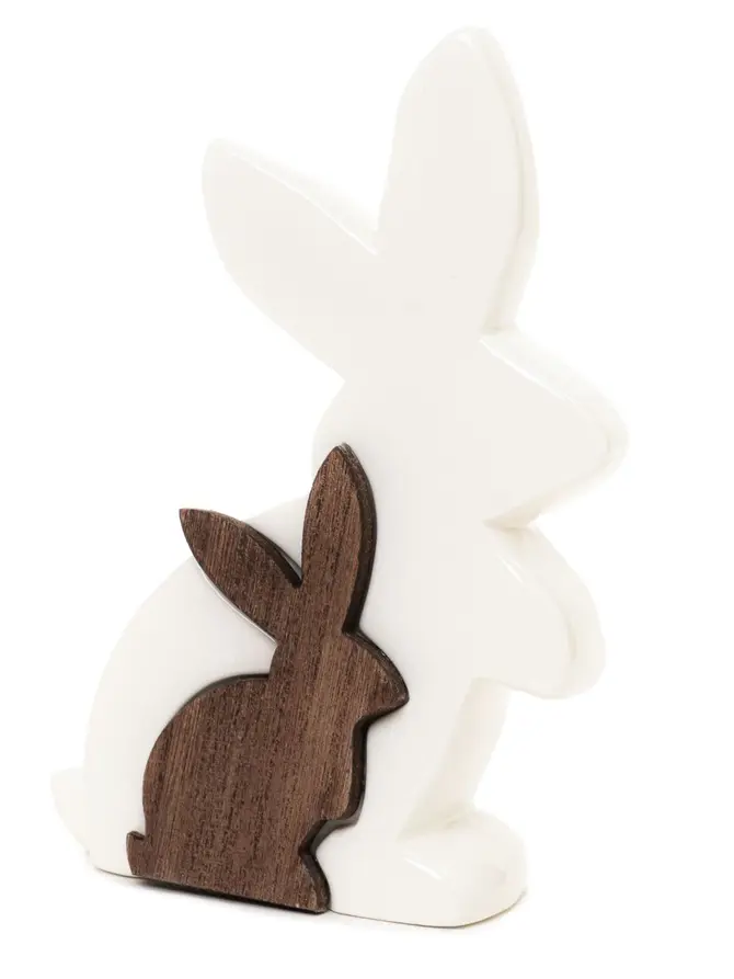 Figurka HARE zając ceramiczny 13x23cm