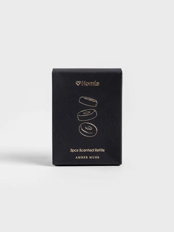 Uzupełnienie do zestawu zapachowego SLEEK LEATHER Amber Musk 3 szt.