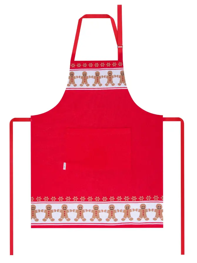 Fartuch kuchenny BISCOTTO czerwony 60x80 cm