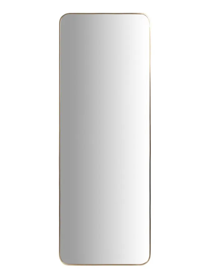 Lustro ELORA stojące prostokątne złote 140x50cm