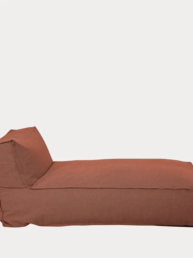 Leżanka BAGSY ceglasta 95x175x80 cm