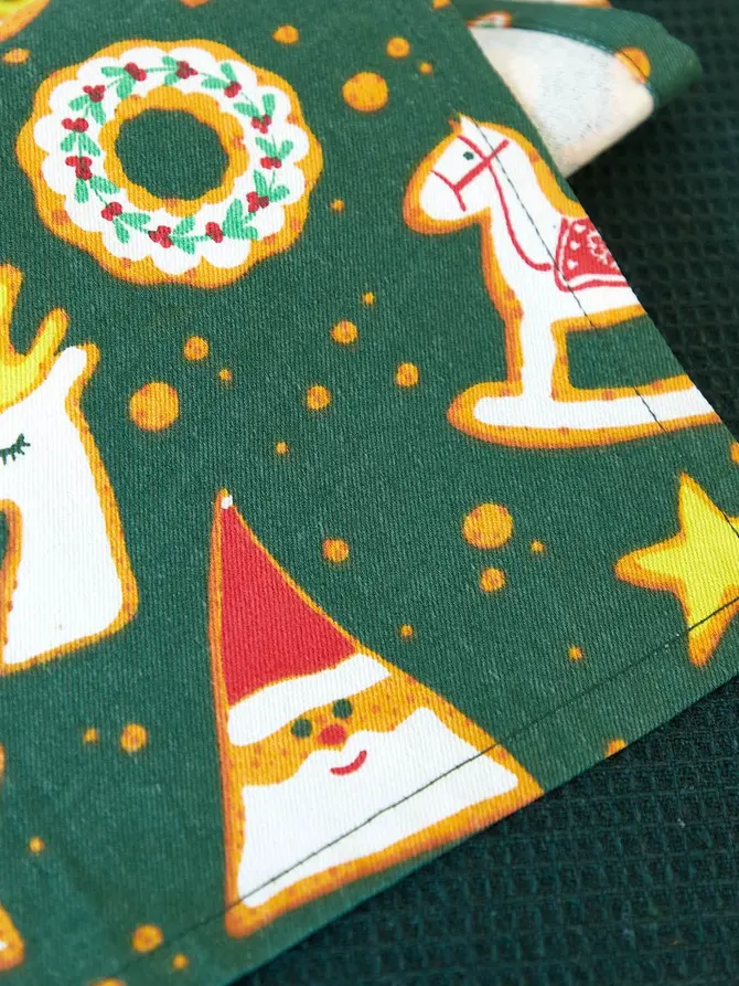 Zestaw ścierek kuchennych GRINCHY w pierniki 2*45x65 cm