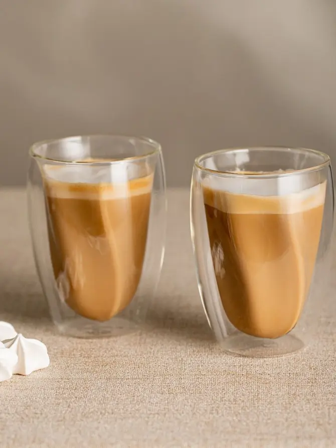 Zestaw szklanek CEMBRA MODERN z podwójną ścianką bez ucha, 2 szt. 0,28 l