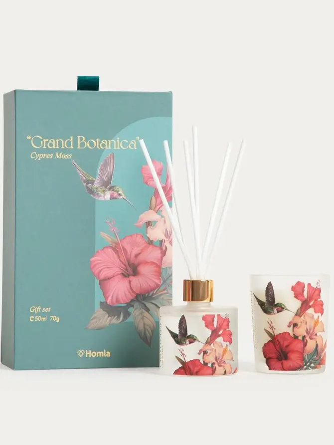Zestaw zapachowy GRAND BOTANICA Cypres Moss 50 ml + 70 g