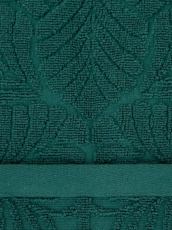 Ręcznik ESTRELLA Zielony w liście 70x130 cm