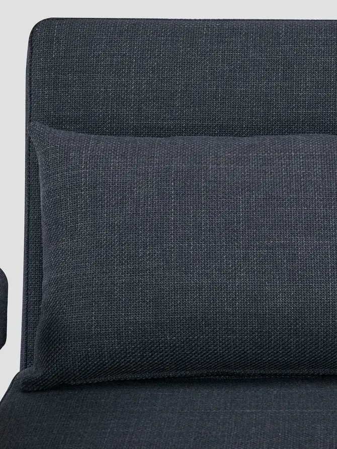 Sofa CALORE 2-osobowa, z funkcją spania ciemnoszara 157x90x82 cm