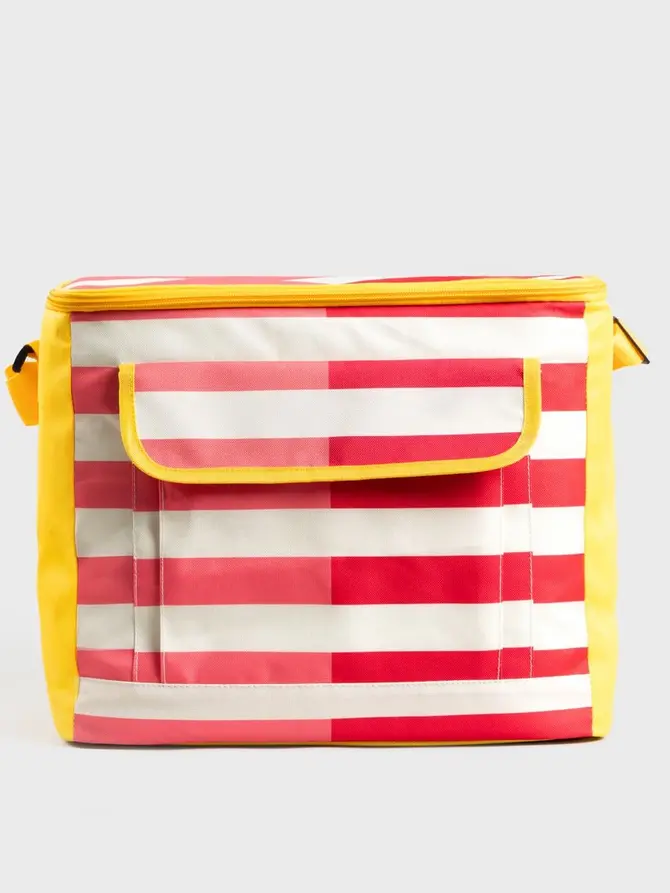 Torba termiczna COLOR VIBES w paski 32x23x28 cm