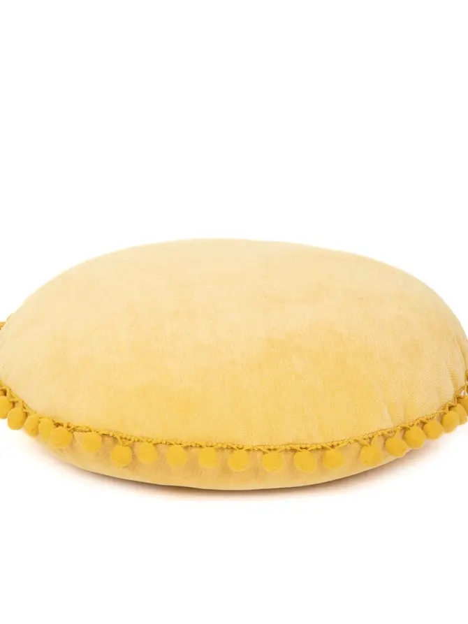 Poduszka ESLOV musztardowa okrągła 40 cm