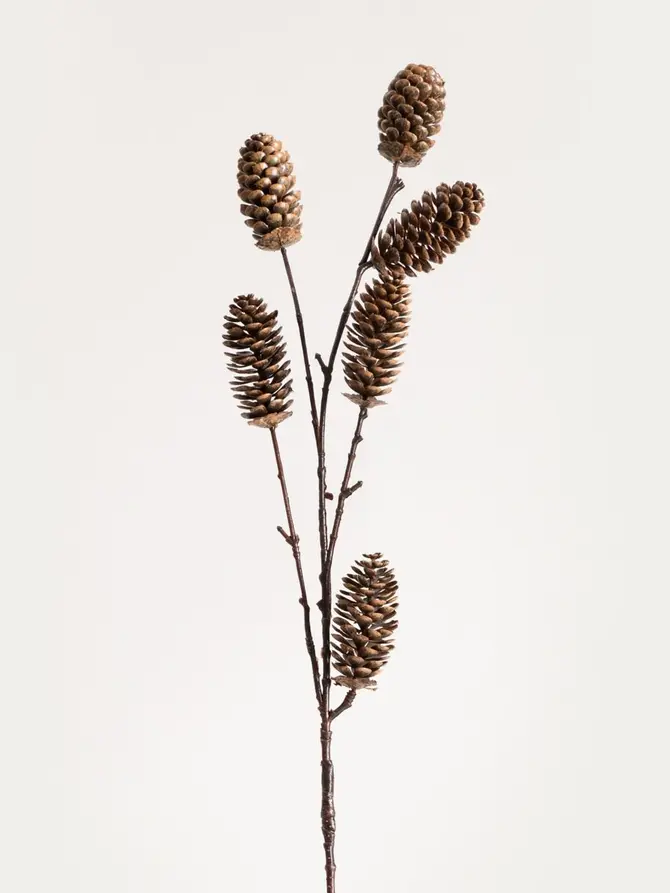 Gałązka sztuczna PINECONE szyszki 76 cm