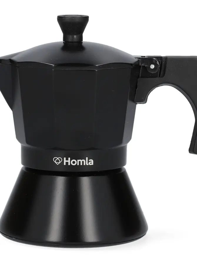Kawiarka MIA MOKKA czarna z dwiema filiżankami 6 cup