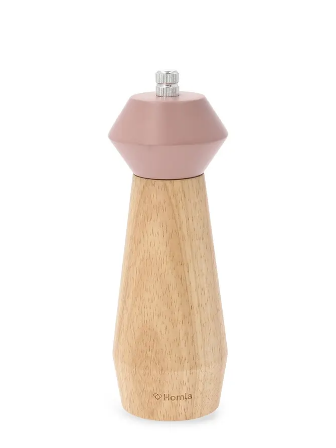 Młynek RUBBY różowy 17 cm