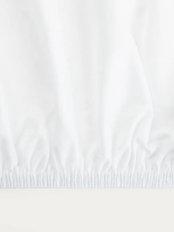 Prześcieradło ZENA jersey białe 140x200 cm