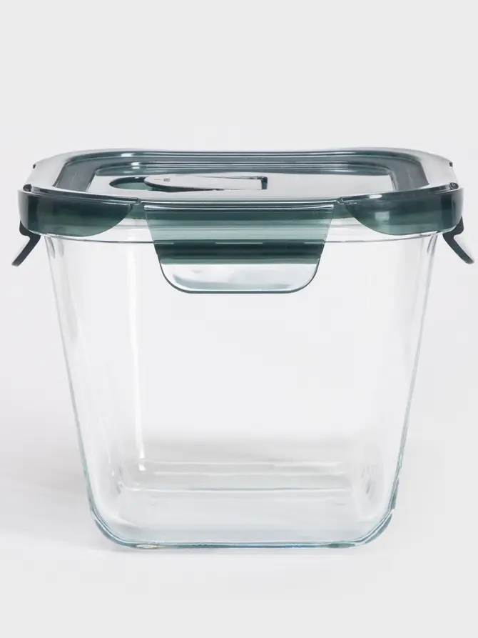 Pojemnik REMMIE kwadratowy szklany L 1,85 l