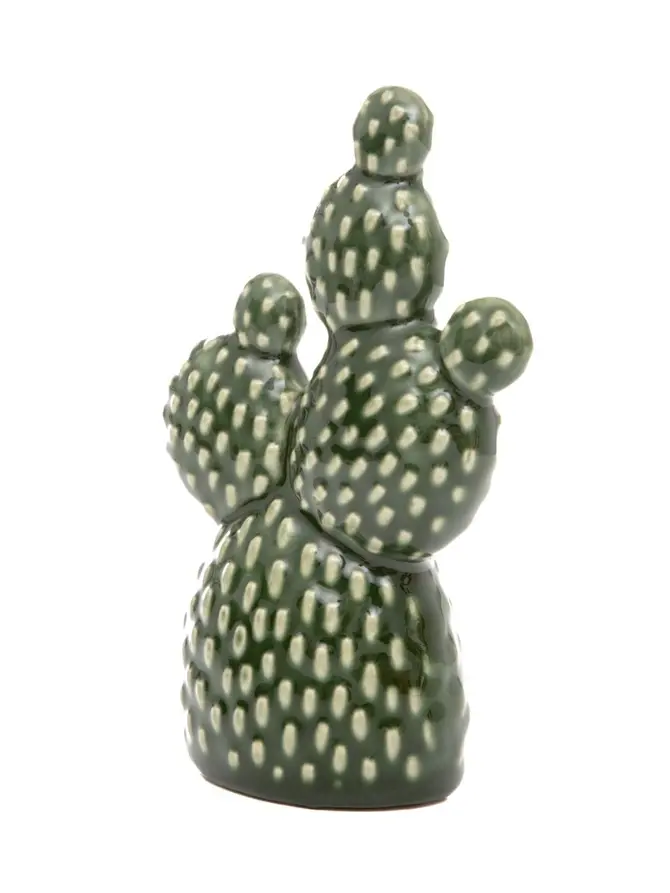 Dekoracja stojąca CACTUS kaktus ceramiczny 9x5x15 cm