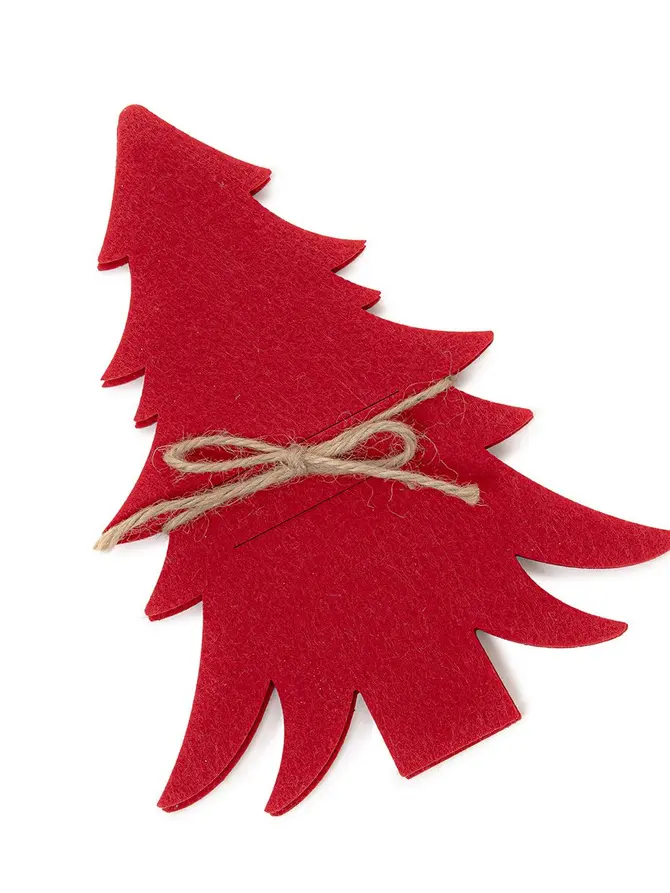 Etui LORRE na sztućce czerwone 2 szt. 23 cm