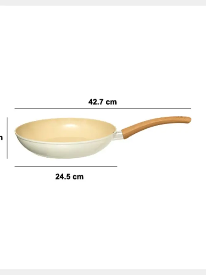 Patelnia HARMONY beżowa 24x7,5 cm