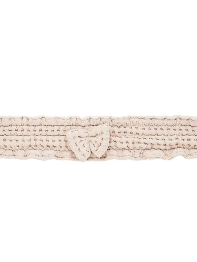 Opaska VAFFEL Beżowa 10x23 cm