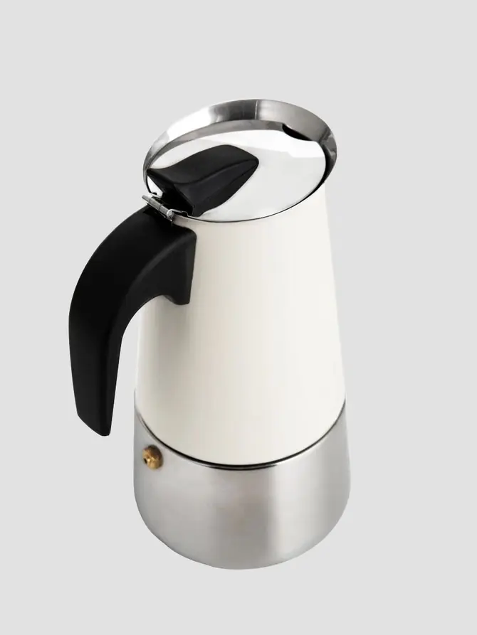 Kawiarka ASTAR MOKKA w kształcie dzbanka biała 6 cups
