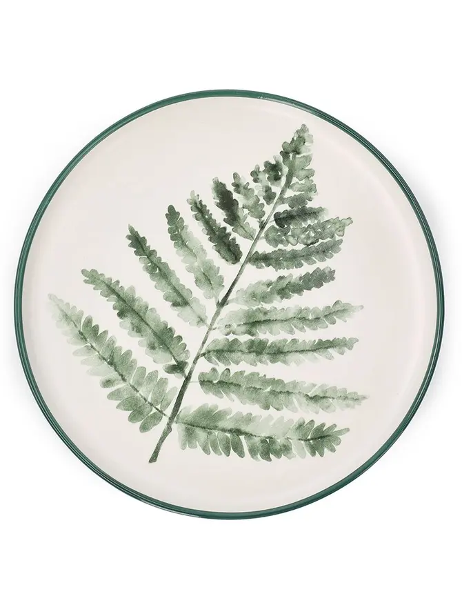 Talerz BLYDE z liściem paproci 20cm
