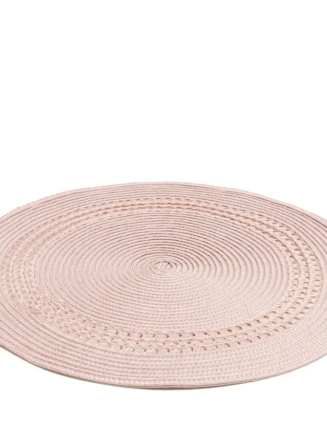 Podkładka do jadalni TRINA okrągła różowa 38 cm