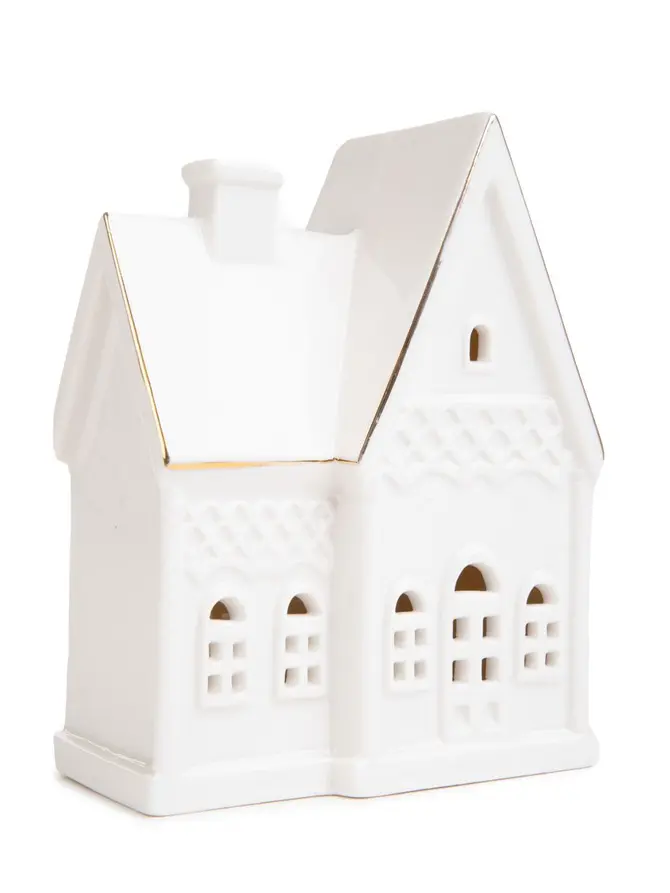 Domek LED KANIA ceramiczny 12x6,5x15 cm