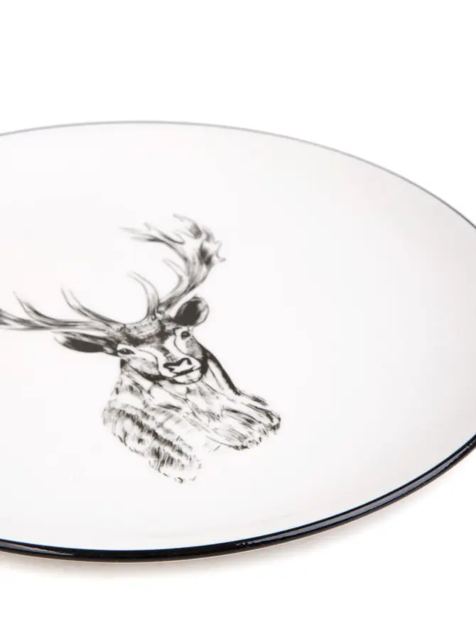 Talerz REINDEER obiadowy z jeleniem 27 cm