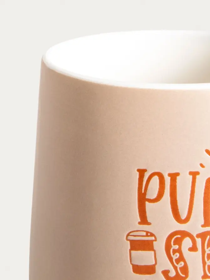 Kubek FALLINO Pumpkin spice junkie kremowy 0,6 l