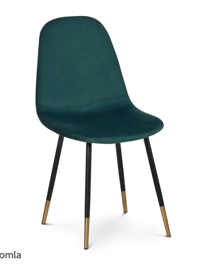 Krzesło zielone NOIR 87x44 cm ALL 916605