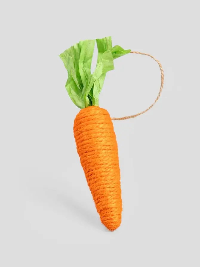Zawieszka CARROT wielkanocne marchewki 6 szt 2,5x12 cm