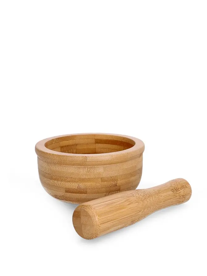 Moździerz BAMBOU bambusowy 12x6 cm