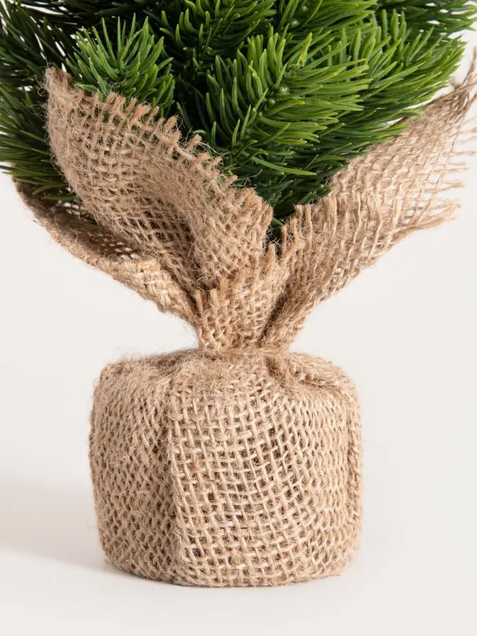 Choinka MINIA z czerwoną kokardą 28 cm