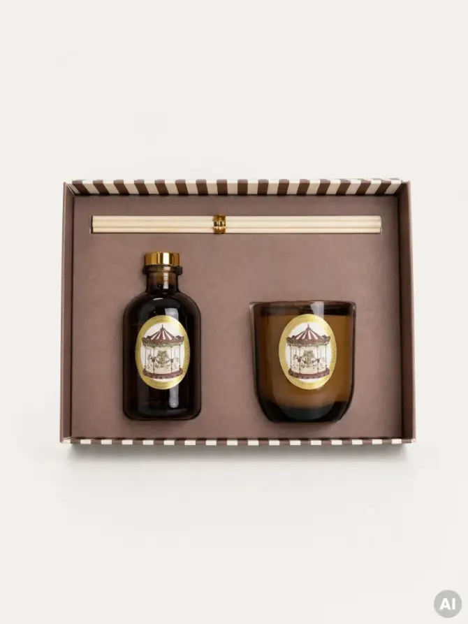 Zestaw zapachowy SWEET CHRISTMAS Vanilla Caramel 150 g + 100 ml