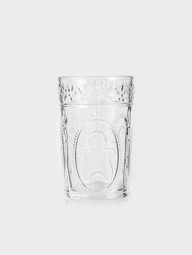 Szklanka TINGO transparentna ze wzorem 0,4 l
