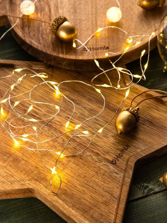 Lampki LUMERE dekoracyjne, światło: ciepła biel 40 LED