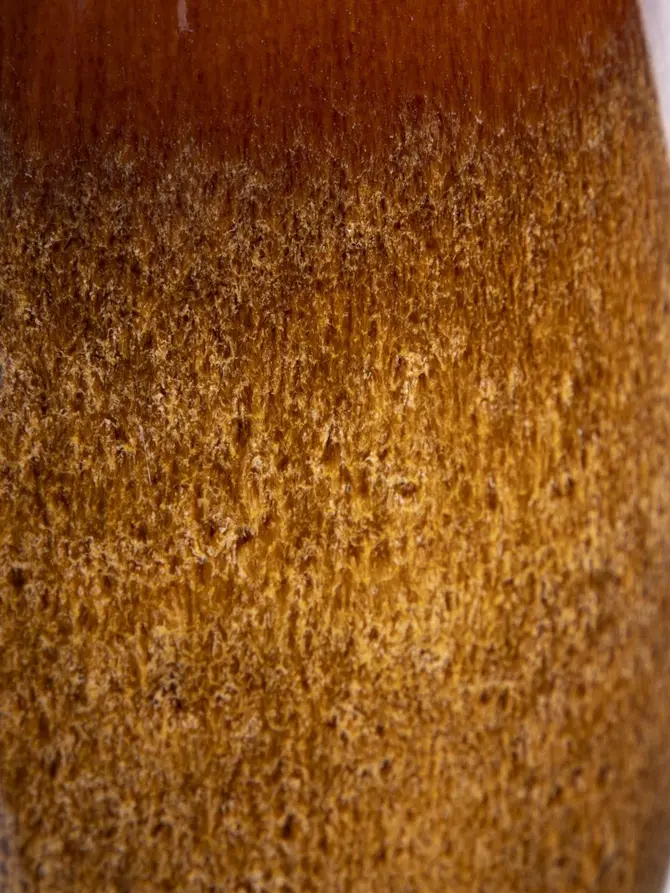 Wazon RAFI ceramiczny brązowy 14x14x25 cm