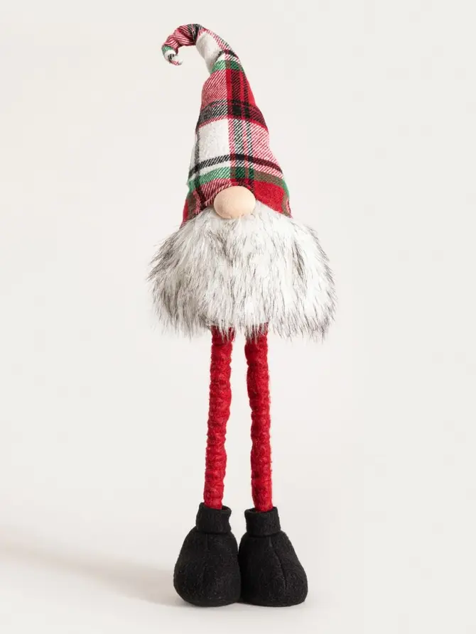 Skrzat ELIAS krasnal w kratę z teleskopowymi nogami 70 cm