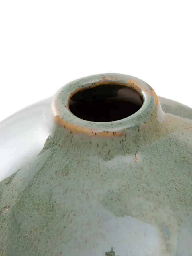 Wazon MEADOW ceramiczny pistacjowy 15x18 cm