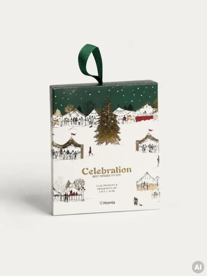 Zawieszka zapachowa CELEBRATION Christmas Glow 1 szt. + 10 ml