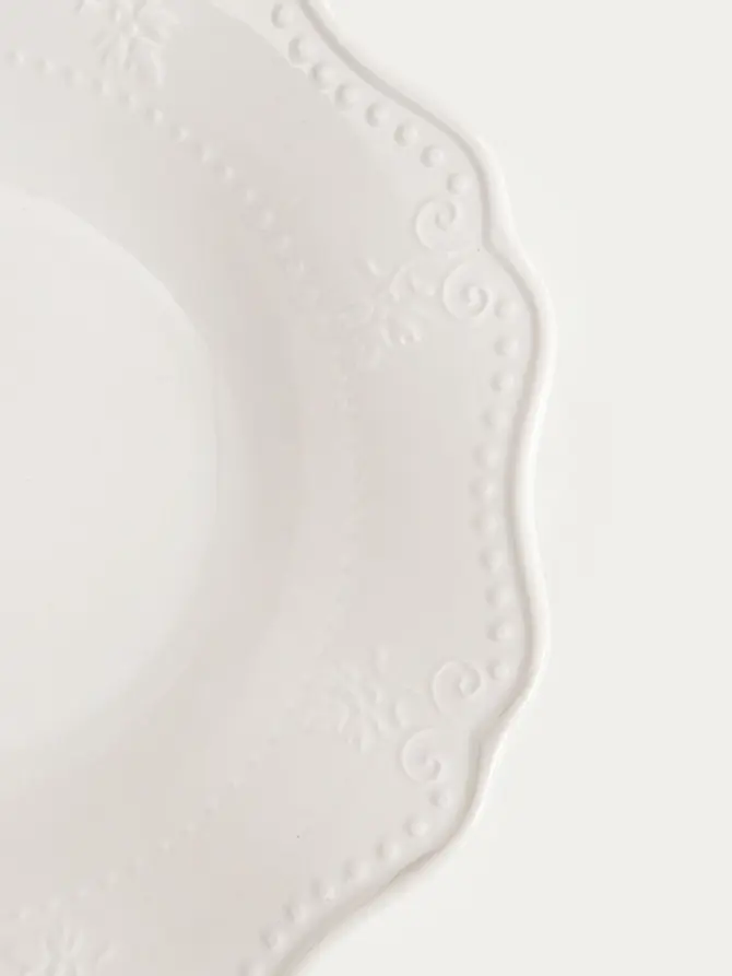 Talerz VISTAL głęboki biały 23 cm
