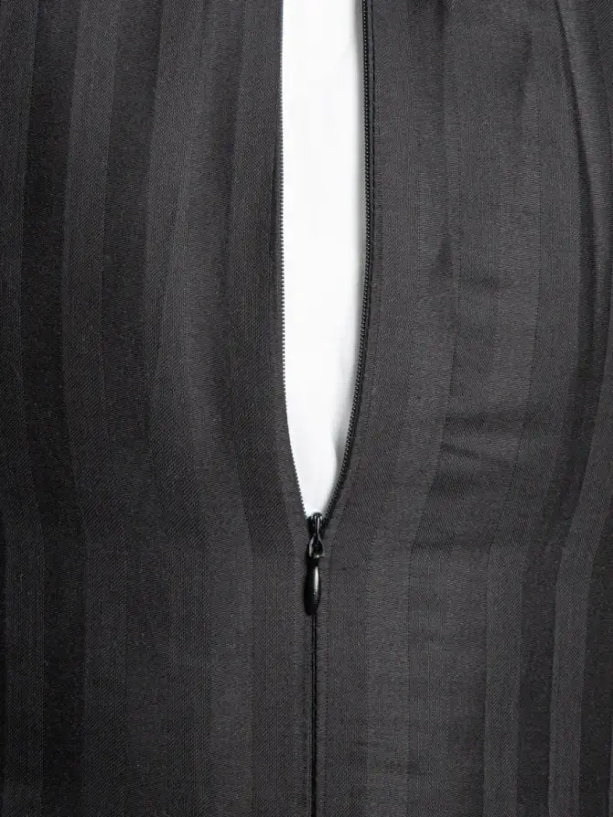 Zestaw dwóch poszewek CALMA satynowych z domieszką bambusa czarnych 2*70x80 cm
