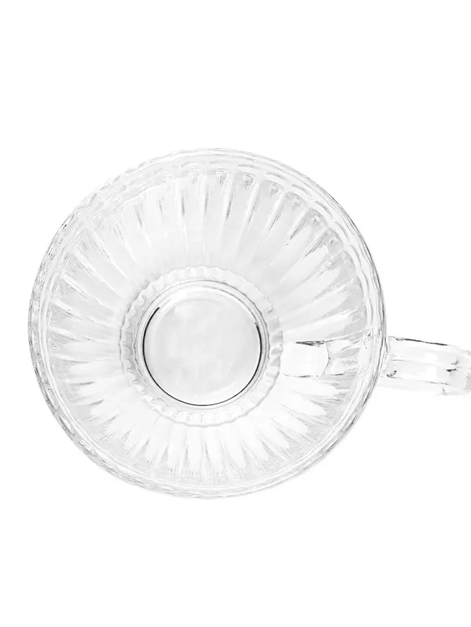Filiżanka BARREL szklana w paski 0,36 l