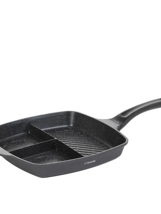 Patelnia LUCASO grillowa trójdzielna 28 cm