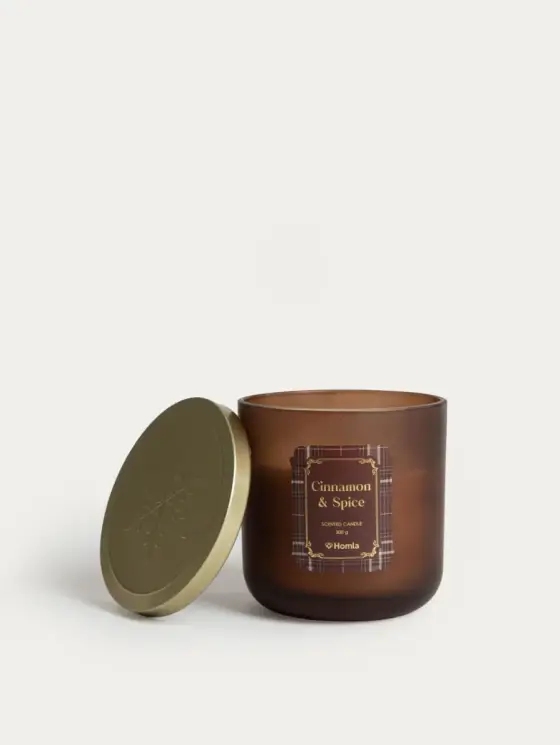 Świeca zapachowa CHEQUERED Cinnamon & Spice 300 g