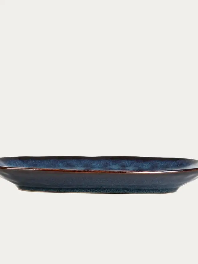 Półmisek CASPER owalny granatowy 16x25 cm