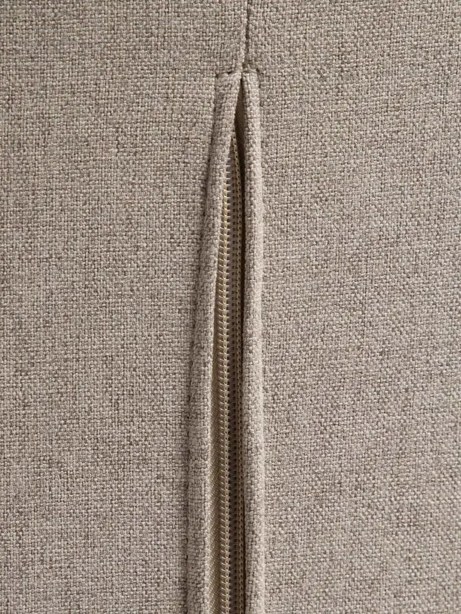 Fotel SEENSA obrotowy beżowy 58x67x81-89 cm