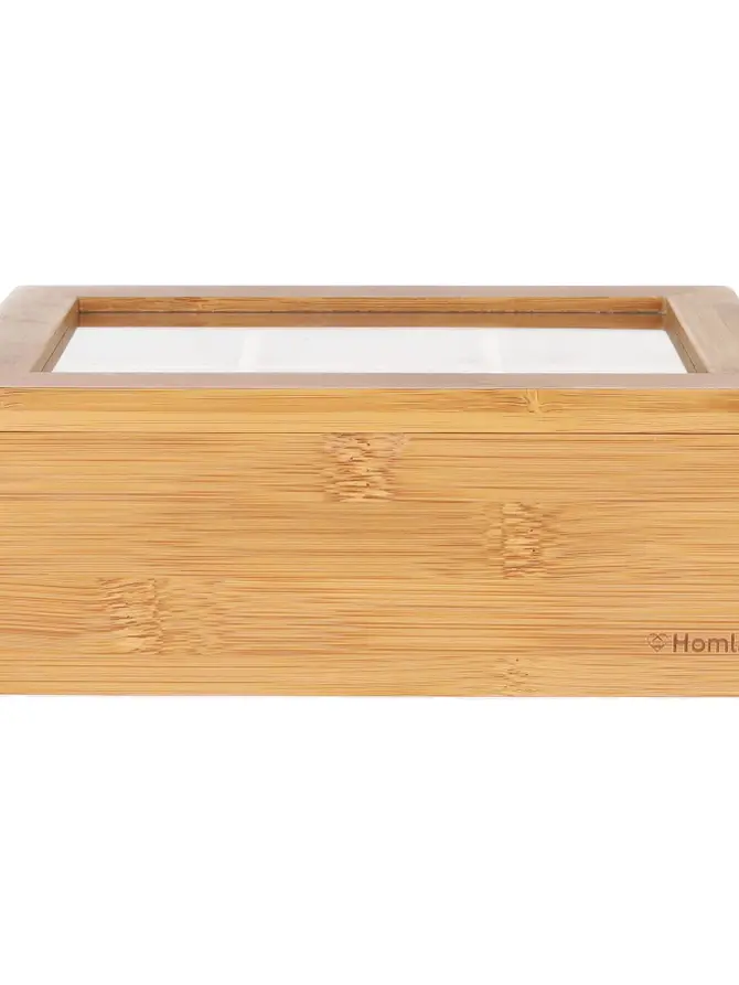 Organizer BAMBOU zamykany bambusowy 21x16 cm